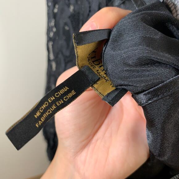 Laundry by Shelli Segal Black Lace Dress size 4 - Picture 8 of 9